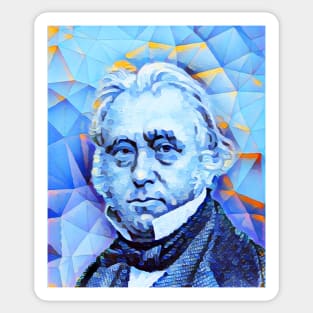 Thomas Babington Macaulay Portrait | Thomas Babington Macaulay Artwork | Thomas Babington Macaulay Painting 14 Sticker